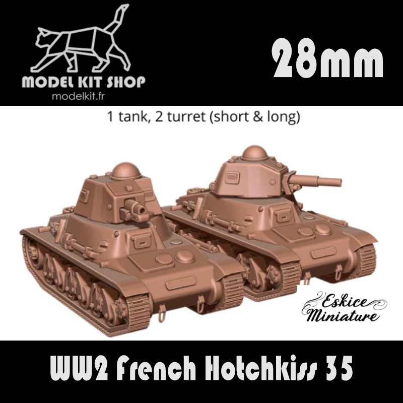 28mm Wargame - WW2 -  French TANK H35