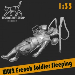 1:35 - Schlafender französischer Soldat WW2