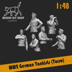 1:48 Serie - WW2 Deutsche Tanker (Büsten)