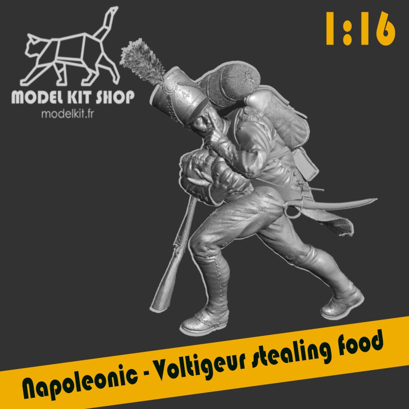 1:16 - Primo Impero Napoleone - Il soldato Voltigeur ruba il cibo