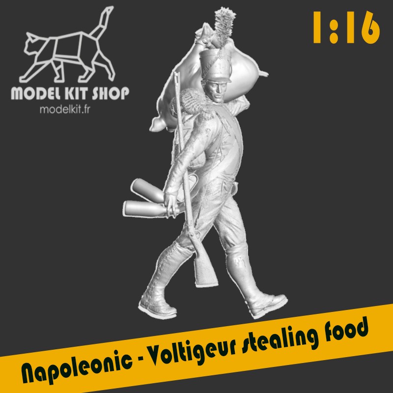 1:16 - Primo Impero Napoleone - Il soldato Voltigeur ruba il cibo 2