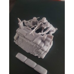 1:35 - Diorama Deutsche Soldaten mit MG42 WW2