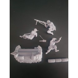 1:35 - Diorama Deutsche Soldaten mit MG42 WW2