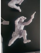 1:35 - soldados alemanes Diorama con MG42 WW2