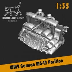 1:35 Serie - Diorama Deutsche Soldaten mit MG42 WW2