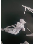 1:35 - soldados alemanes Diorama con MG42 WW2