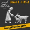0 (1:43.5) - Young girl feeding goats