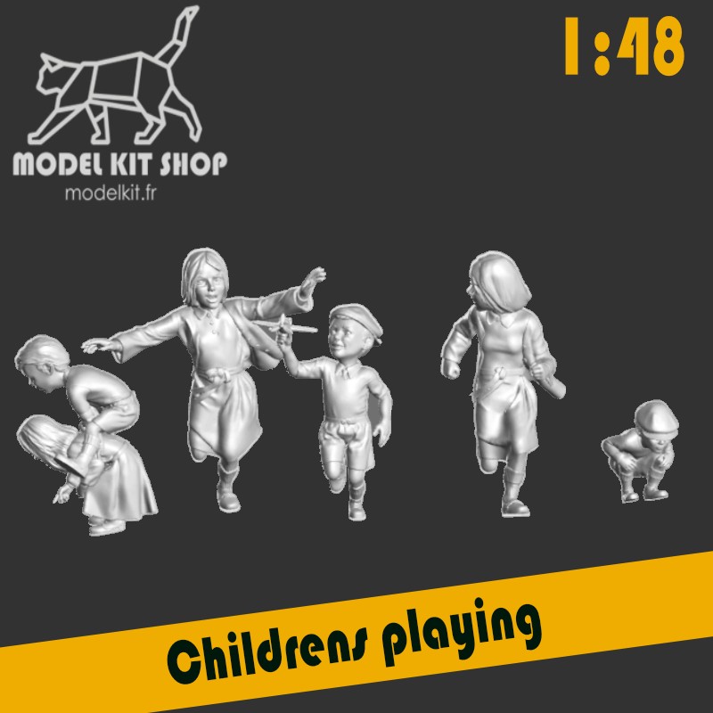 1:48 - WW2 Enfants jouant
