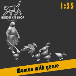 1:35 - Woman with geese