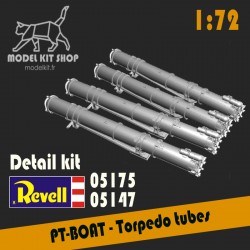 1:72 - WW2 PT-BOAT Torpedo tubes (Revell 05147/05175)