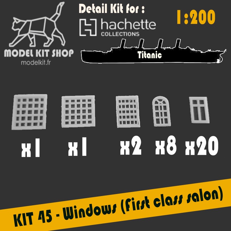 KIT 45 – Fenster (Lounge 1. Klasse)