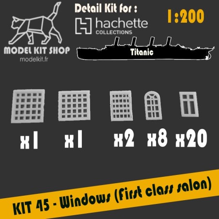 KIT 45 - Fenêtre (Salon 1ère classe)