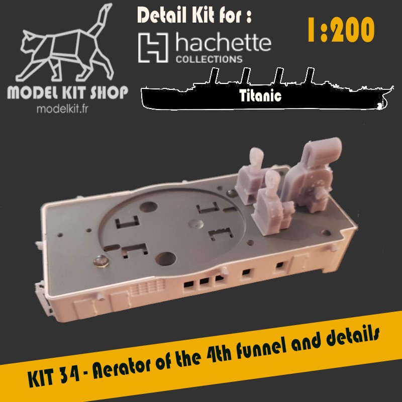 KIT 34 - Aerateur de la 4 ème cheminée et détails