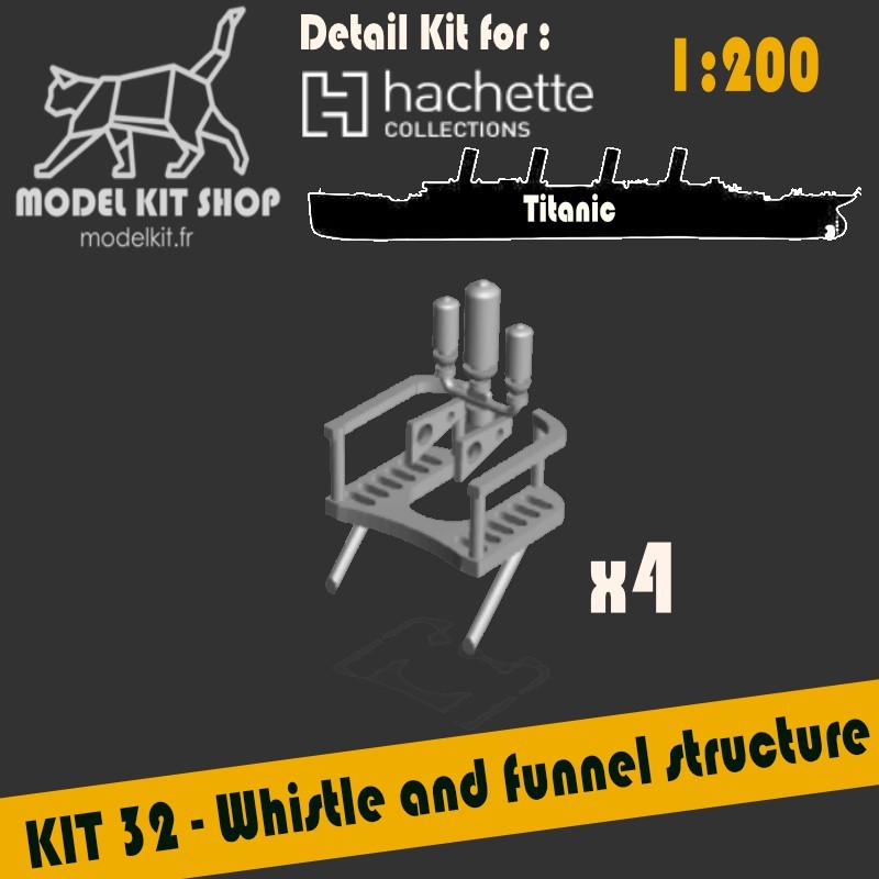 KIT 32 - Sifflet et structure de cheminée KIT 32 - Sifflet et structure de cheminée