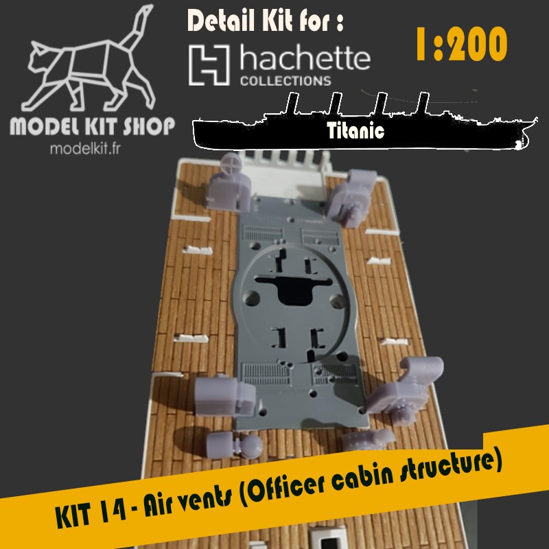 KIT 14 - Air vents (Officer cabin structure)