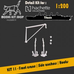 KIT 11 - Grue avant / Ancres latérales / Crochets