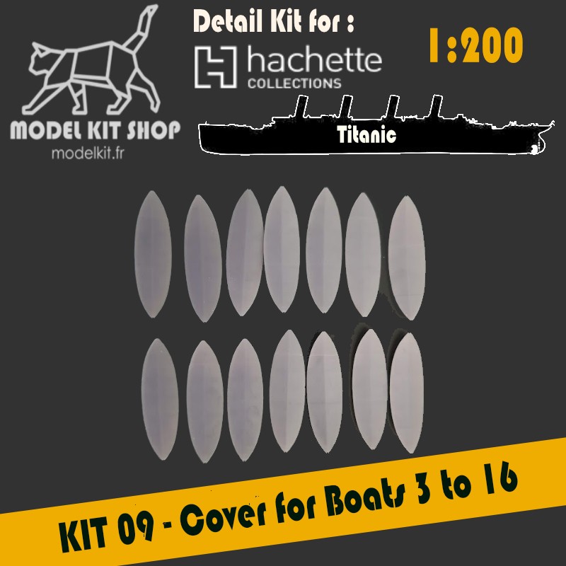 KIT 09 - Persenning für Boote 3 bis 16