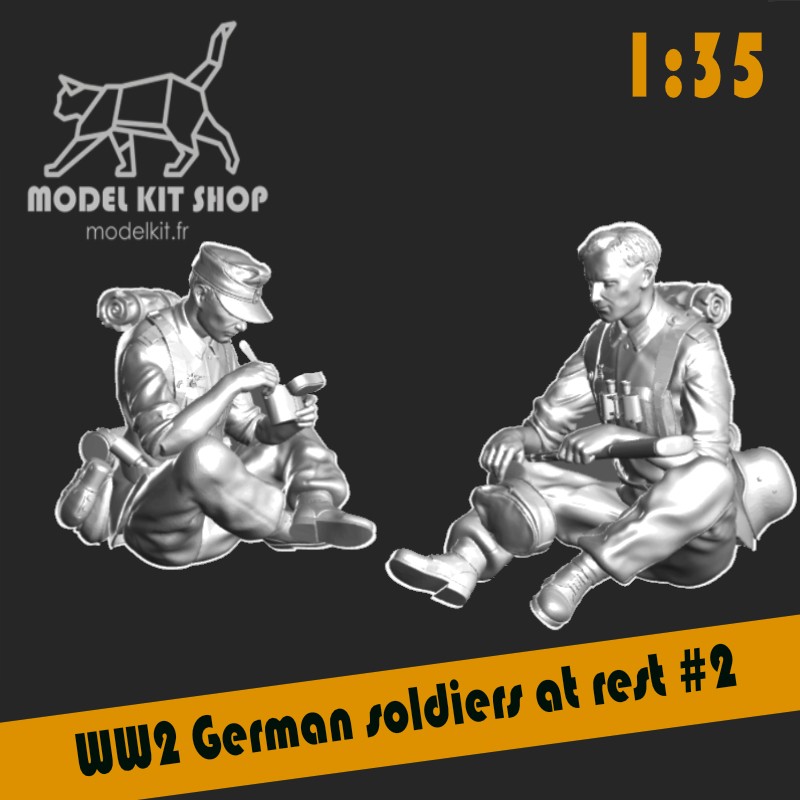 1:35 - WW2 Deutsche Soldaten ruhen 2