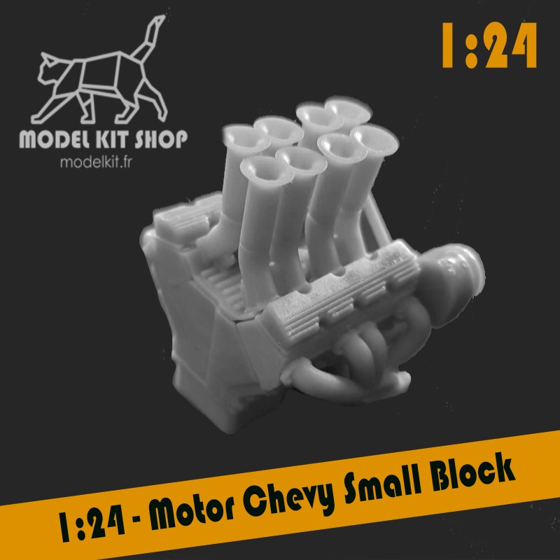 1:24  - Motor Chevy Small Block