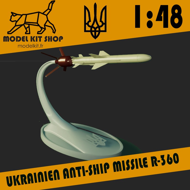 1:48 - Missile anti-navire Ukrainien R-360 NEPTUNE