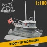 1:100 Serie U-Boot tipo VIIC Kiosk.