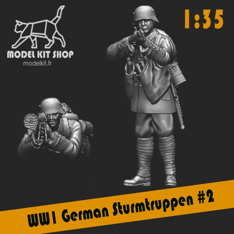 1:35 Serie - WW1 Sturmtruppen Deutsche 2