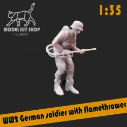 1:35 - WW2 Deutscher Soldat mit Flammenwerfer