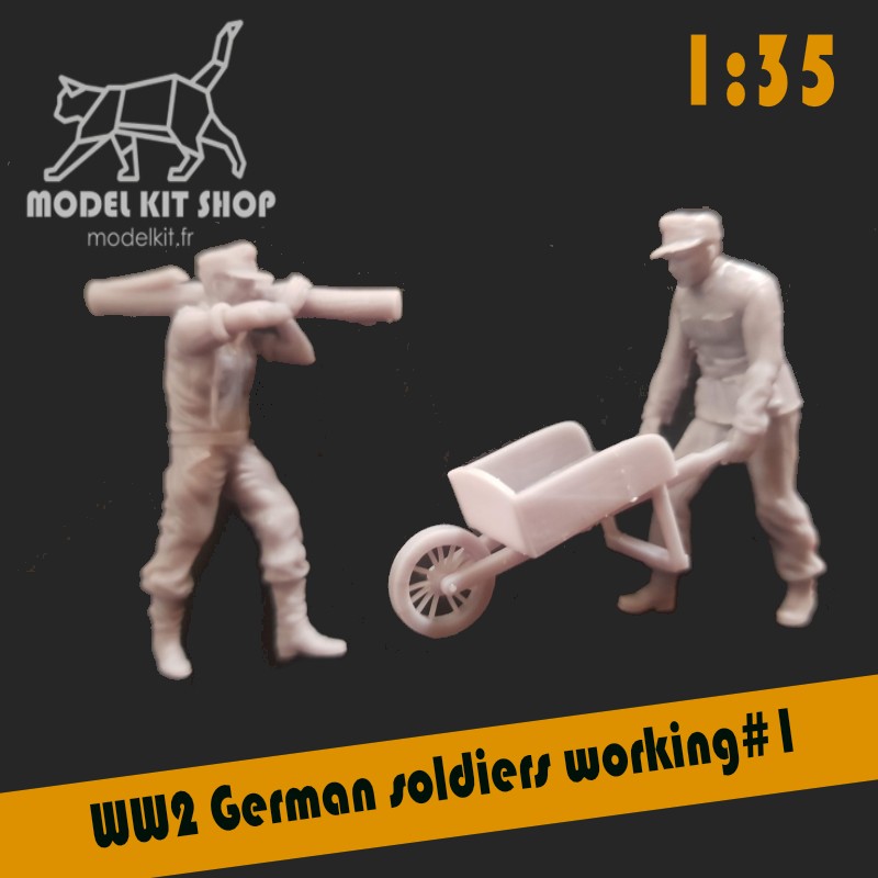 1:35 Serie - WW2 German soldiers working 1