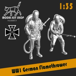 1:35 - WW1 German flame thrower team