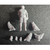 1:35 - WW2 Boy with chickens