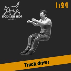 Serie 1:24 - Autista di camion (testa nuda)