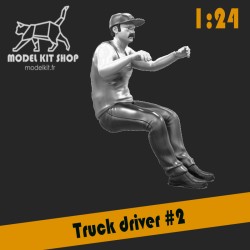 1:24 Serie - Conducteur de camion (Avec Casquette)