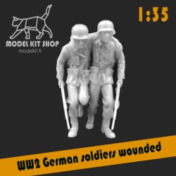 1:35 - WW2 Soldats allemands blessés