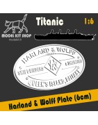 1:6 - Titanic Plaque "Harland & Wolff" constructores e