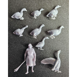 1:48 - Woman with geese