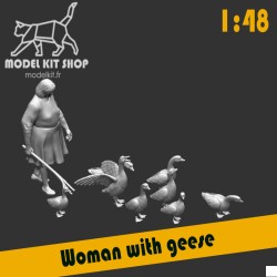 1:48 - Femme avec des oies