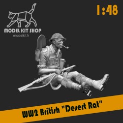 1:48 - WW2 British soldier "desert rat"