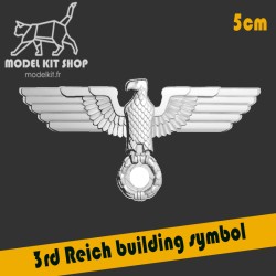 Emblème de Bâtiment 3ème Reich (5 cm)