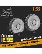1:35 - Ruedas VAB 4x4 Heller Michelin XML 14.00R20