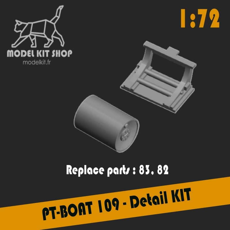 1:72 - PT-BOAT 109 - Kit dettagli 1:72 - PT-BOAT 109 - Kit dettagli