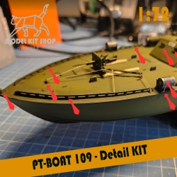 1:72 - PT-BOAT 109 - Kit dettagli