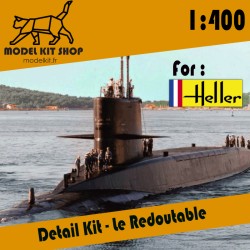 1:400 Serie - Heller le Redoutable - Detailing Kit