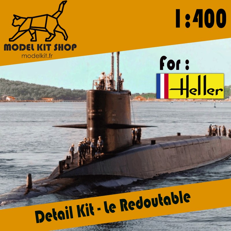 1:400 Serie - Heller Le redoutable - Kit de détaillages