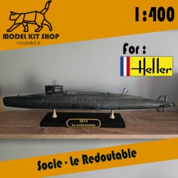 Base per il modello Heller “Le redoutable”.