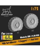 1:72 - Ruedas VAB 4x4 Heller Michelin XML 14.00R20