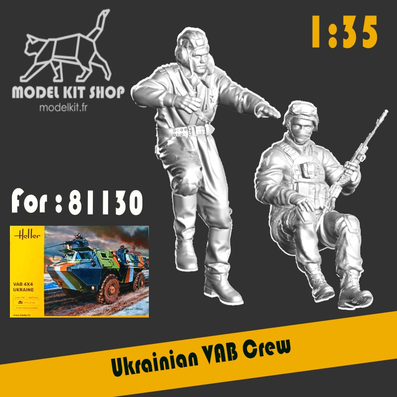 1:35 – Besatzung der VAB Ukraine (für Heller 81130)