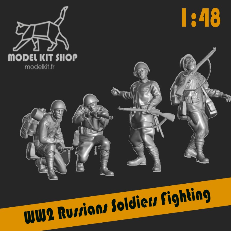 1:48 Serie - Soldados rusos WW2