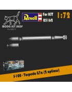 1:72 - Schnellboot S-100 Torpille G7a (x1 - 2 Opciones)