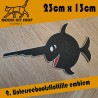 23cm x 13 cm - 9. Unterseebootsflotille Emblem "Das Boot - U96"