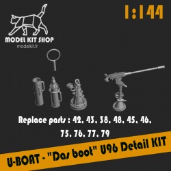 1:144 - KIT di dettagli U-BOAT U96 "Das Boot" per Revell (05675)